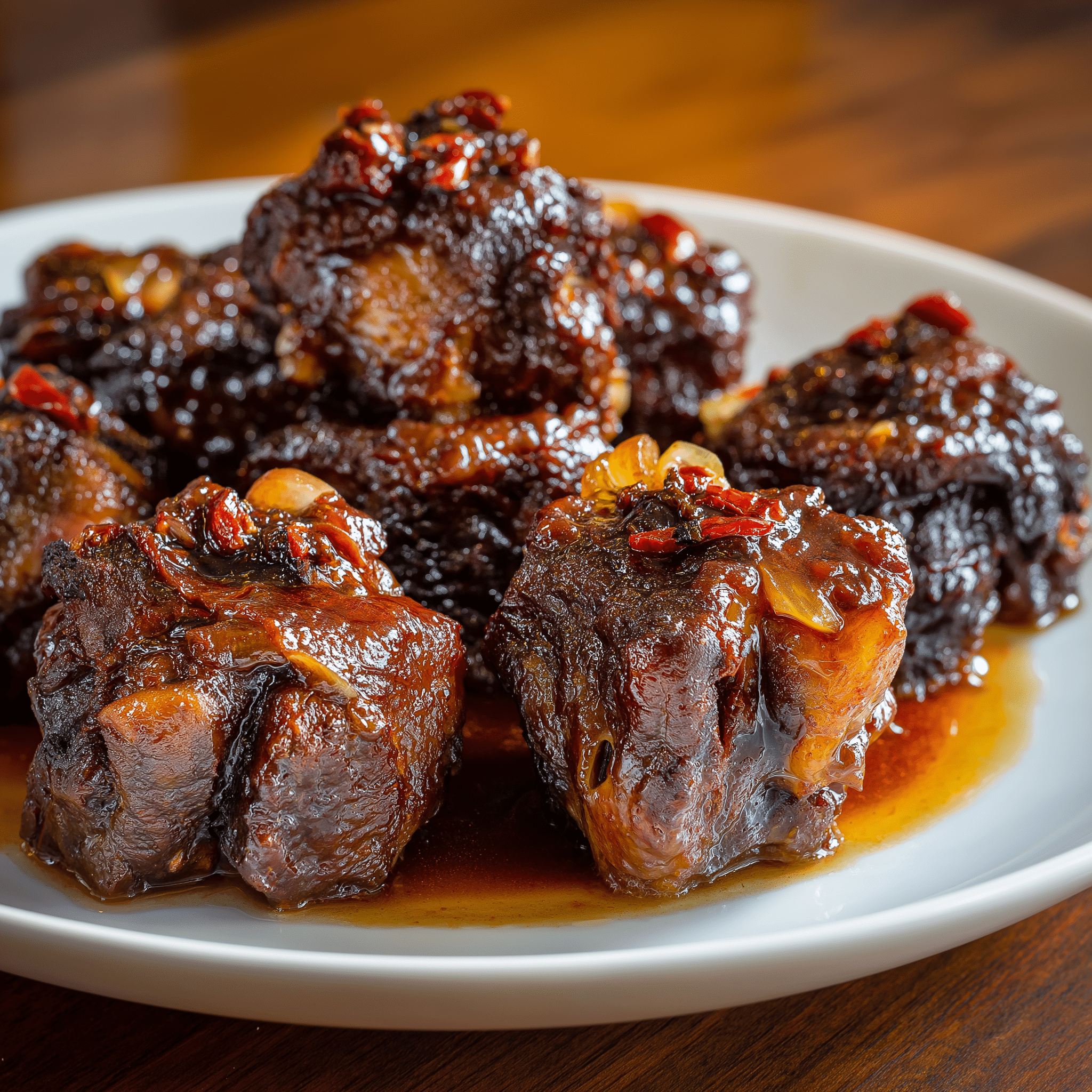 Maple Coffee Braised Short Ribs Recipe - Recipe Image