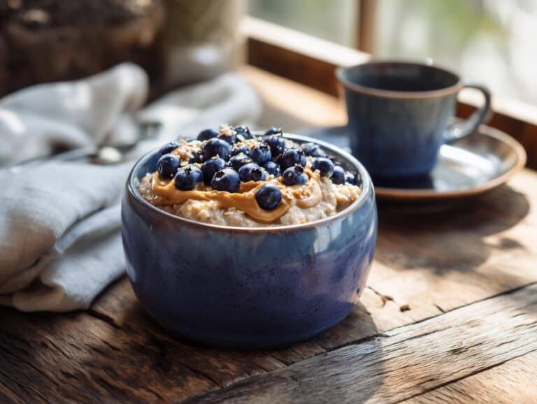 Quick Blueberry Overnight Oats with Yogurt Recipe