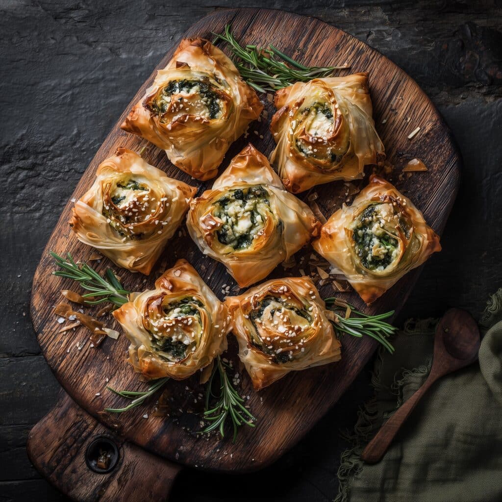 Balsamic Chicory, Pine Nut & Blue Cheese Tartlets Recipe