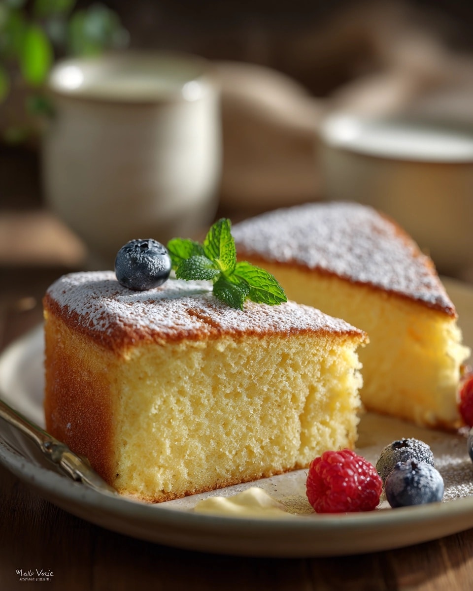 Banana and Berry Breakfast Cake with Yogurt Icing and Edible Flowers Recipe - Recipe Image