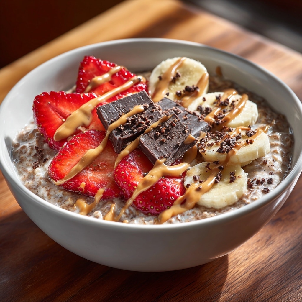 Brownie Batter Overnight Oats Recipe - Recipe Image