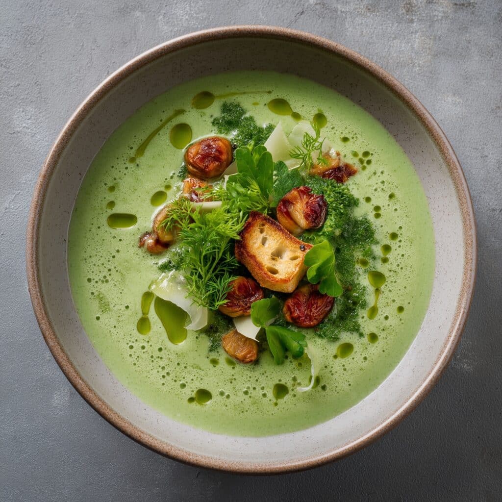 Coconut-Ginger Soup with Greens Recipe