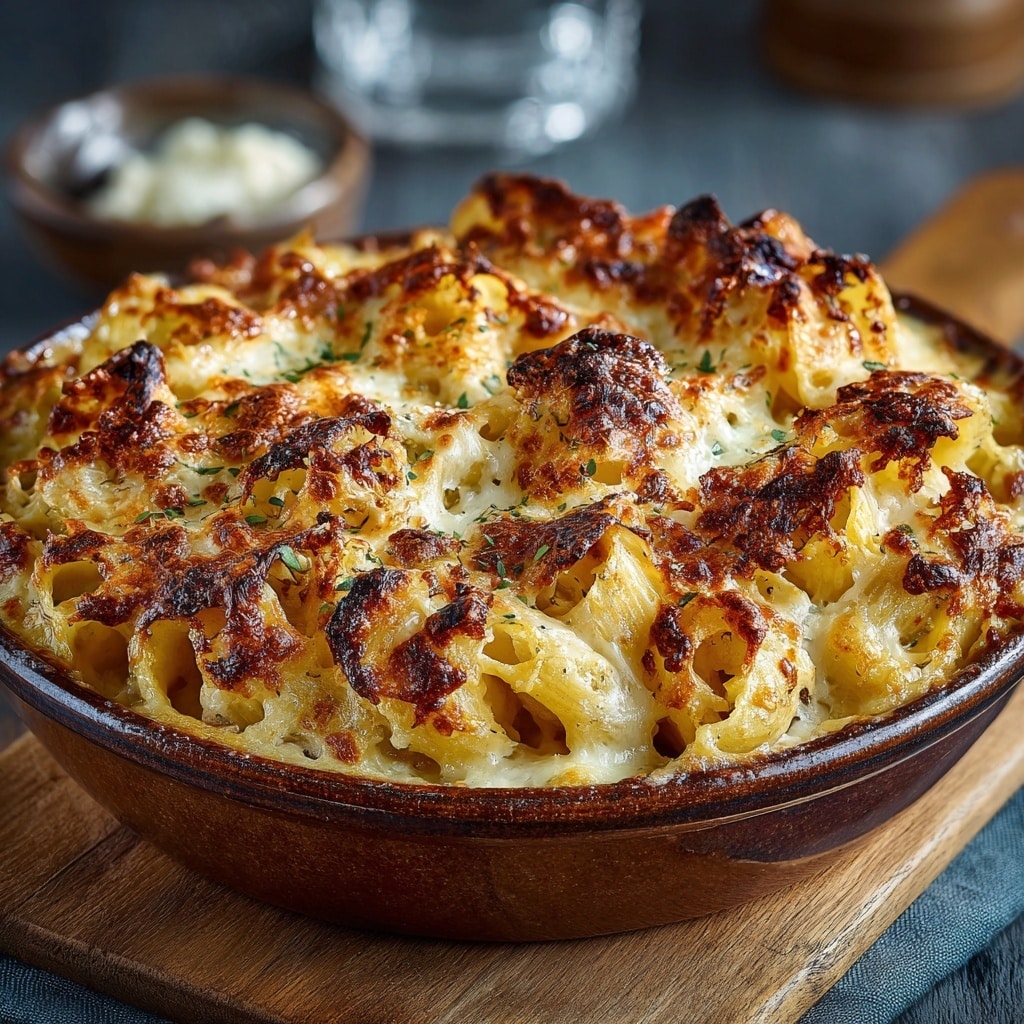 Creamy Baked Cauliflower Cheese Casserole Recipe