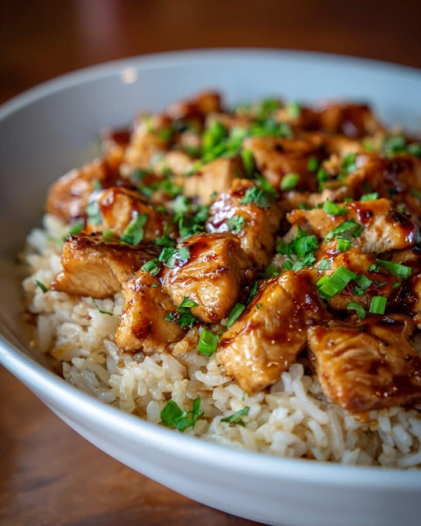Teriyaki Turkey Rice Bowl Recipe