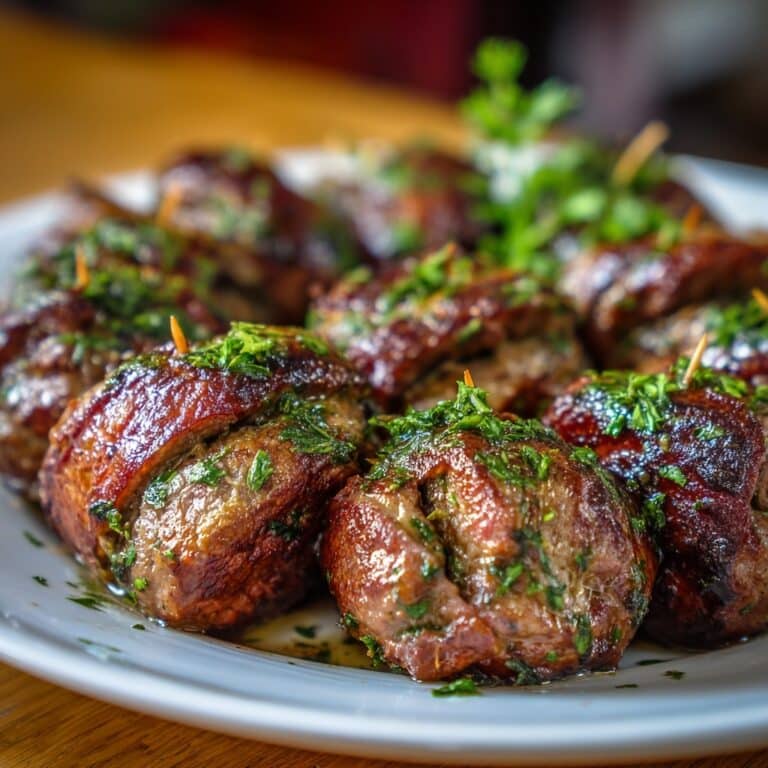 Beef Prosciutto Wrapped Mozzarella Bites Recipe