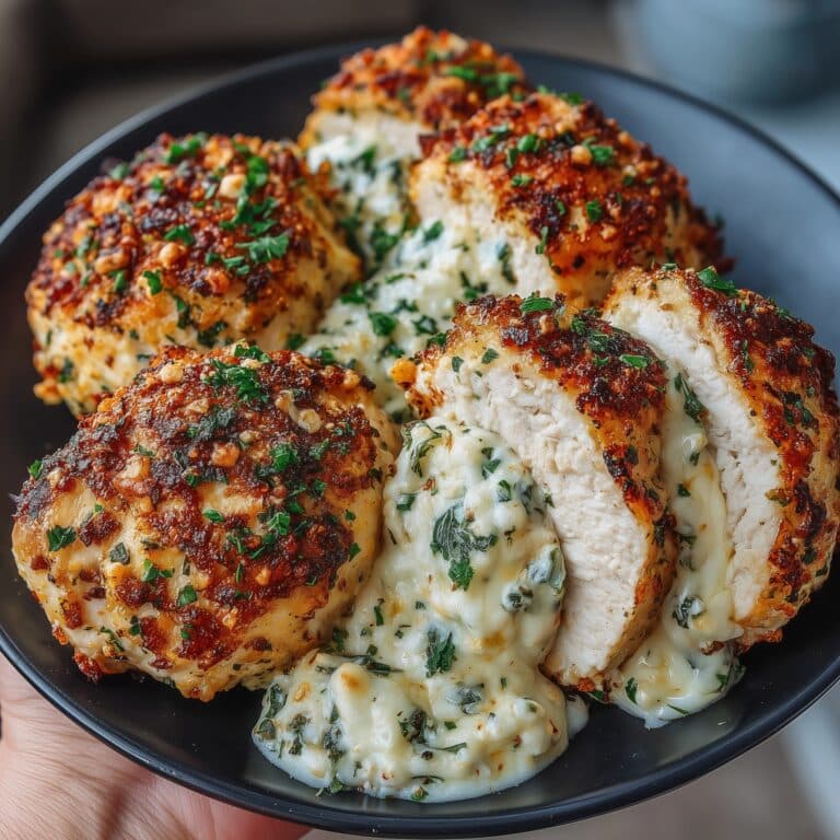 Garlic Parmesan Chicken Meatloaf Recipe