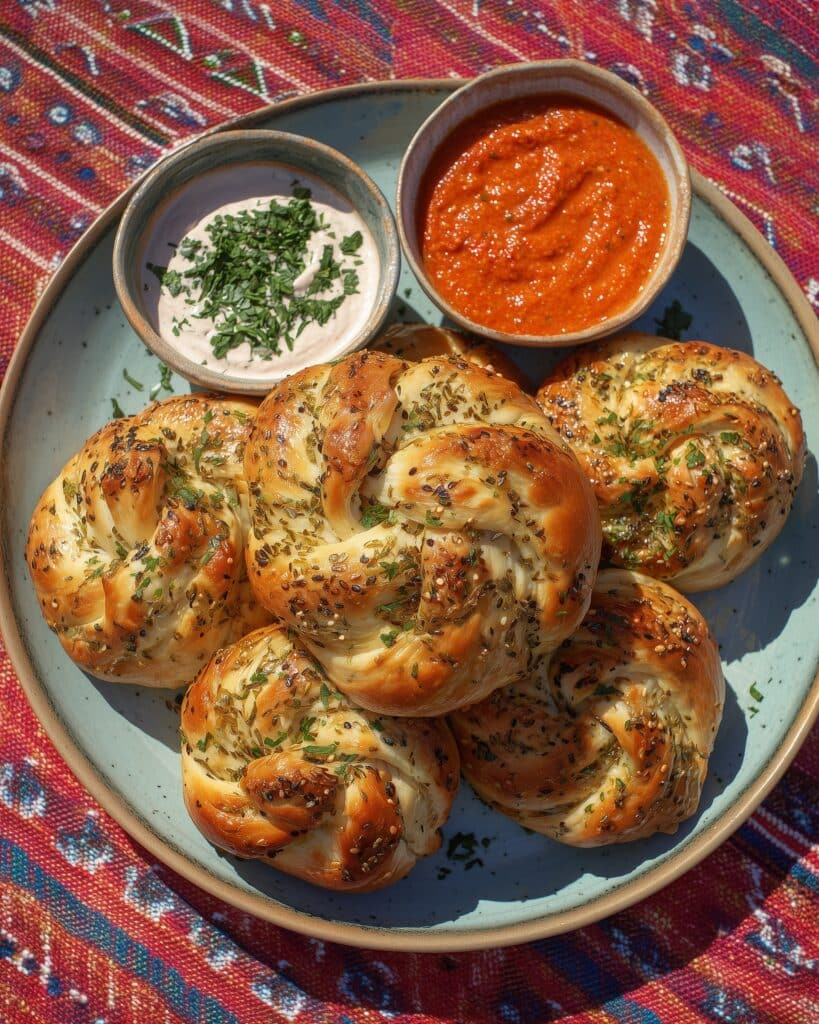 Heart-Shaped Sea Salt Rosemary Pretzels Recipe