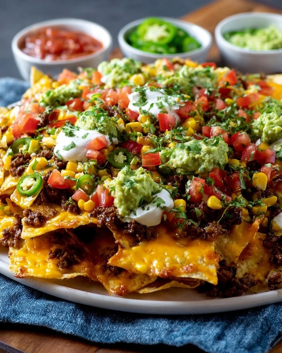 Loaded Beef and Cheese Nachos: The Ultimate Weekend Snack Recipe - Recipe Image