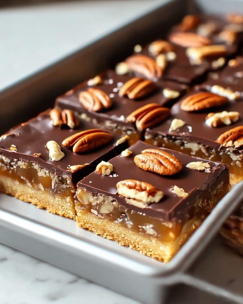 Decadent Turtle Bars Recipe