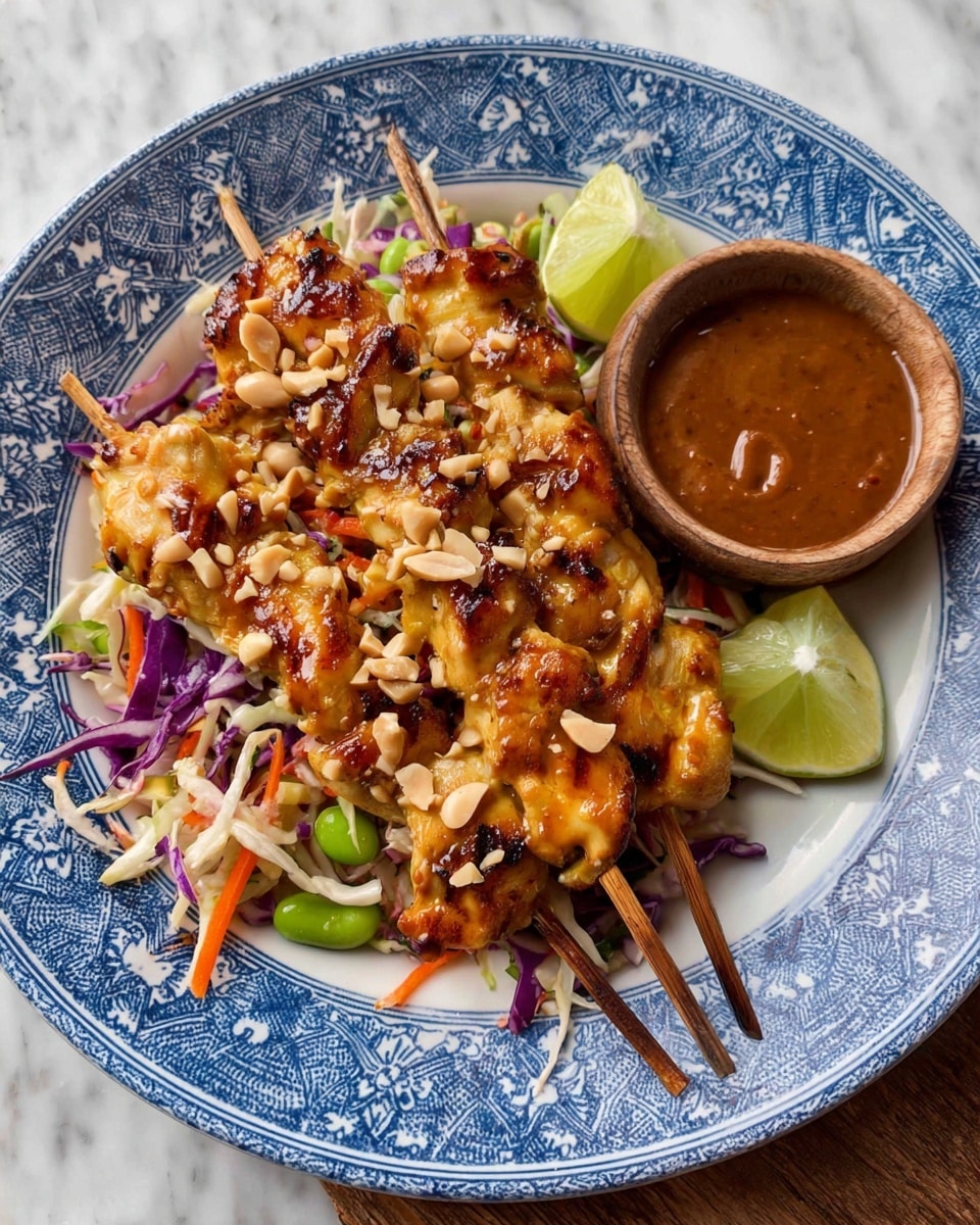 Asian Chicken Salad with Peanut Sauce Recipe - Recipe Image
