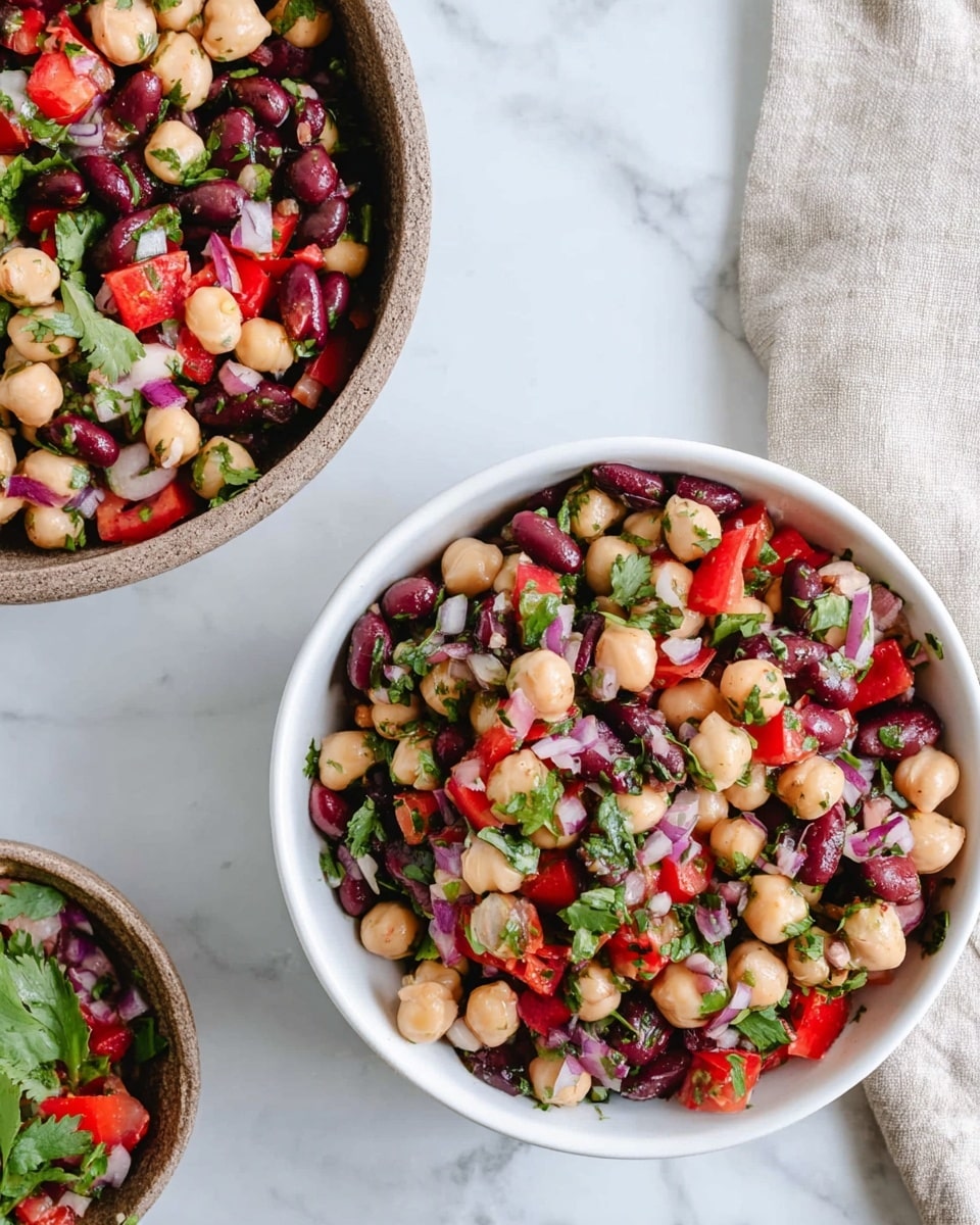 Mixed Bean Salad with Cilantro, Lime, and Spices Recipe - Recipe Image