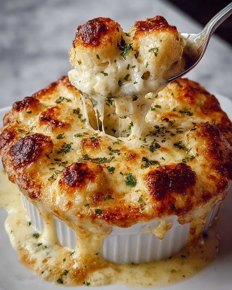 Seafood Pot Pie with Cheddar Biscuit Topping Recipe - Recipe Image