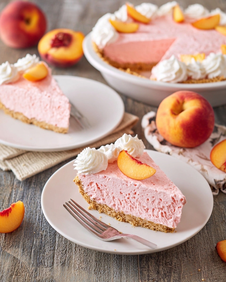 Peach Chiffon Pie Recipe - Recipe Image