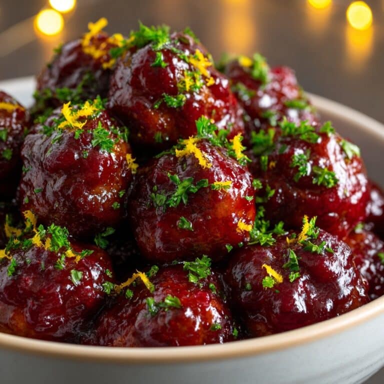 5-Ingredient Slow Cooker Guava BBQ Meatballs Recipe