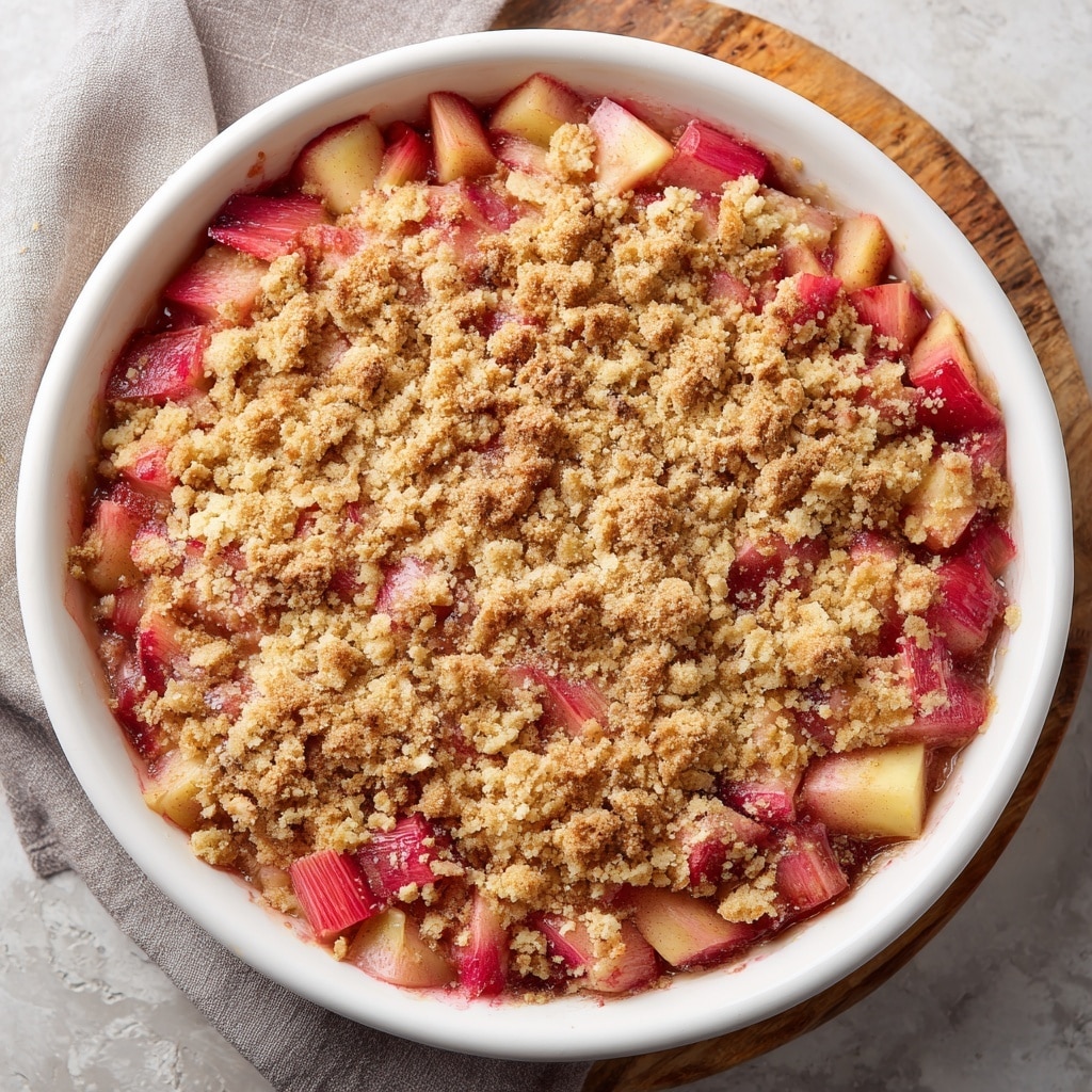 Rhubarb & Apple Crumble Recipe