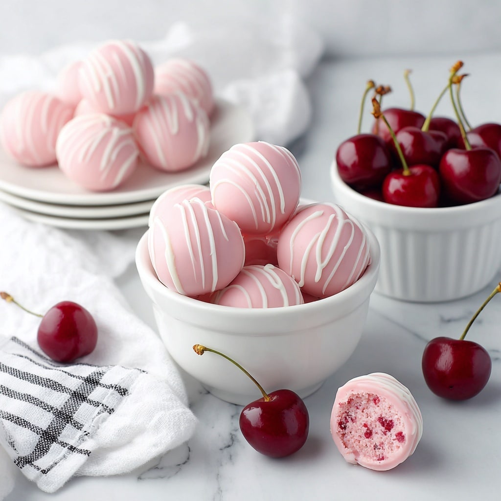 Cherry Chip Cheesecake Bites Recipe - Recipe Image