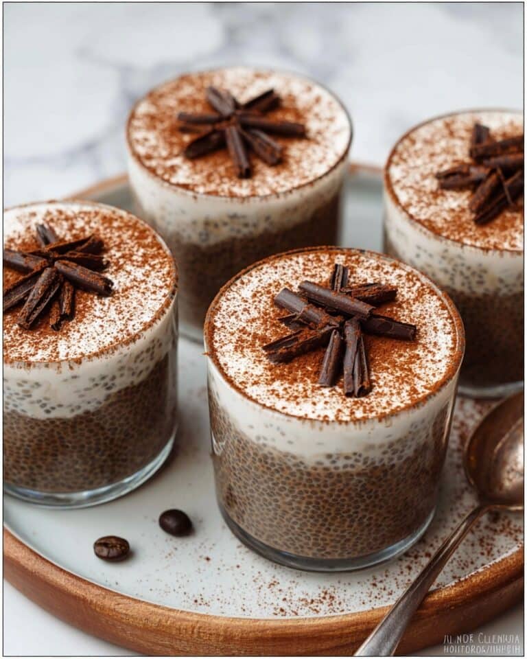 Tiramisu Chia Pudding (5-Minute No-Chill Recipe) Recipe