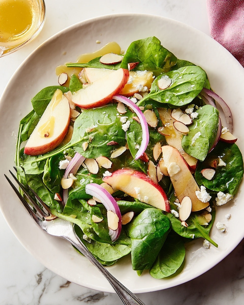 Apple Salad with Candied Pecans, Blue Cheese, and Cranberries Recipe - Recipe Image