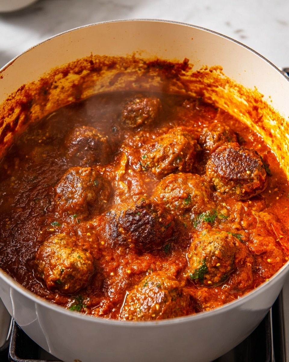 Sunday Sauce with Meatballs, Ribs, and Italian Sausage Recipe - Recipe Image