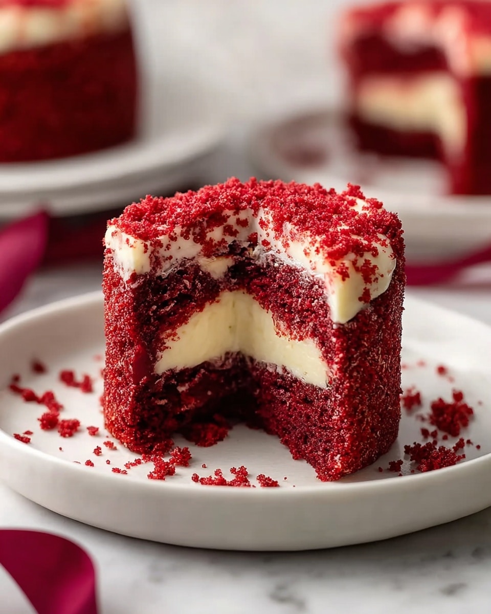 Homemade Red Velvet Brownie Bites Recipe - Recipe Image