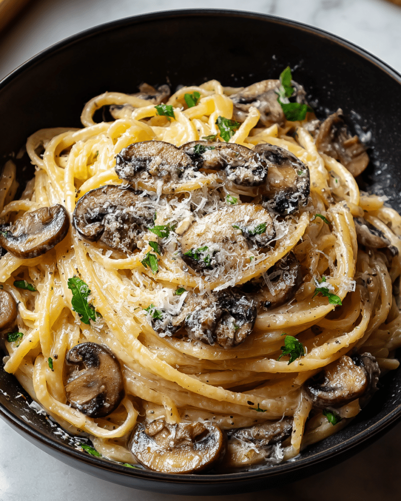 Caramelized Leek and Mushroom Gruyère Pasta Recipe