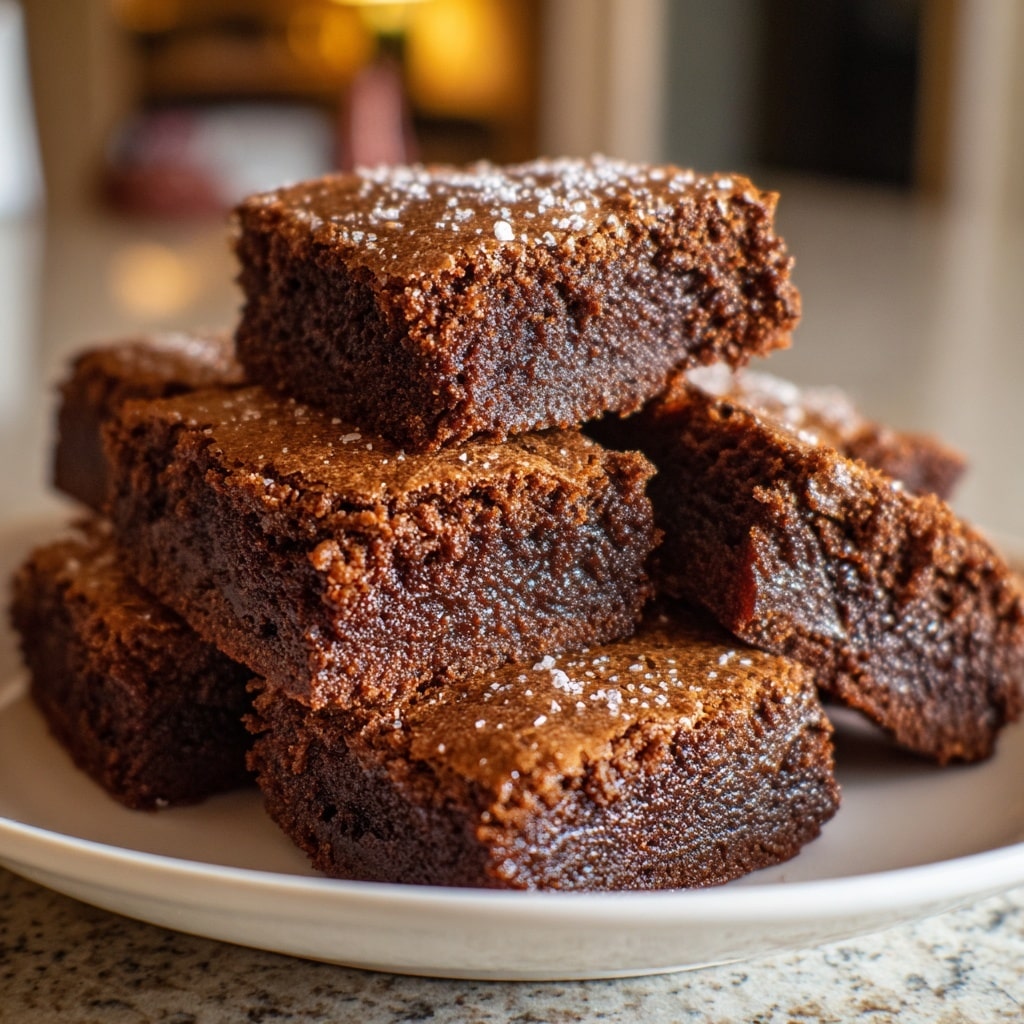 Frosted Gingerbread Brownies Recipe