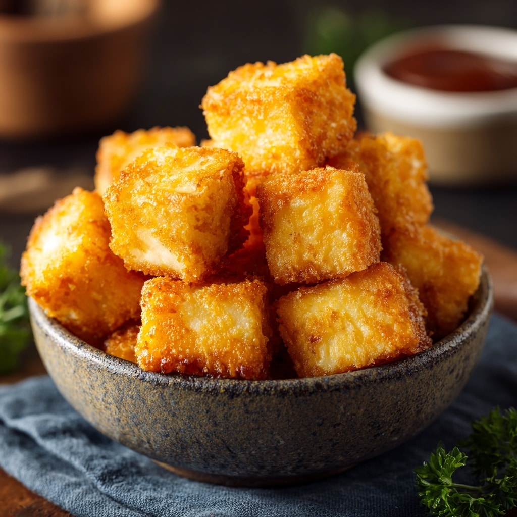 Garlic Butter Tofu Bites Recipe