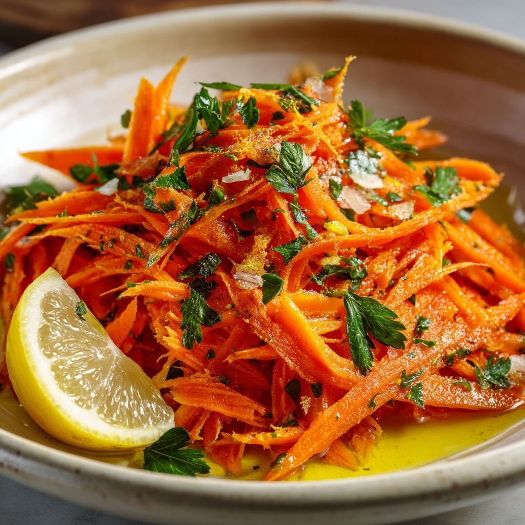 Crunchy Apple Carrot Salad with Creamy Citrus Dressing Recipe - Recipe Image