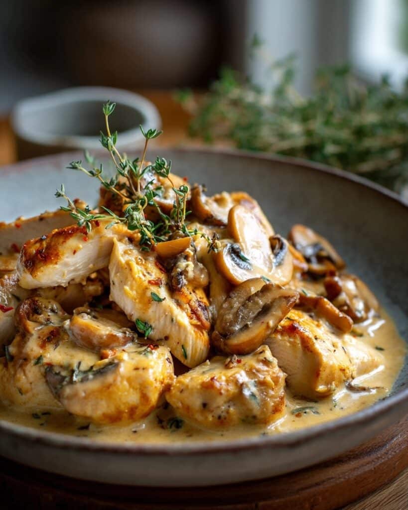 Oregano-Garlic Chicken with Big Croutons Recipe