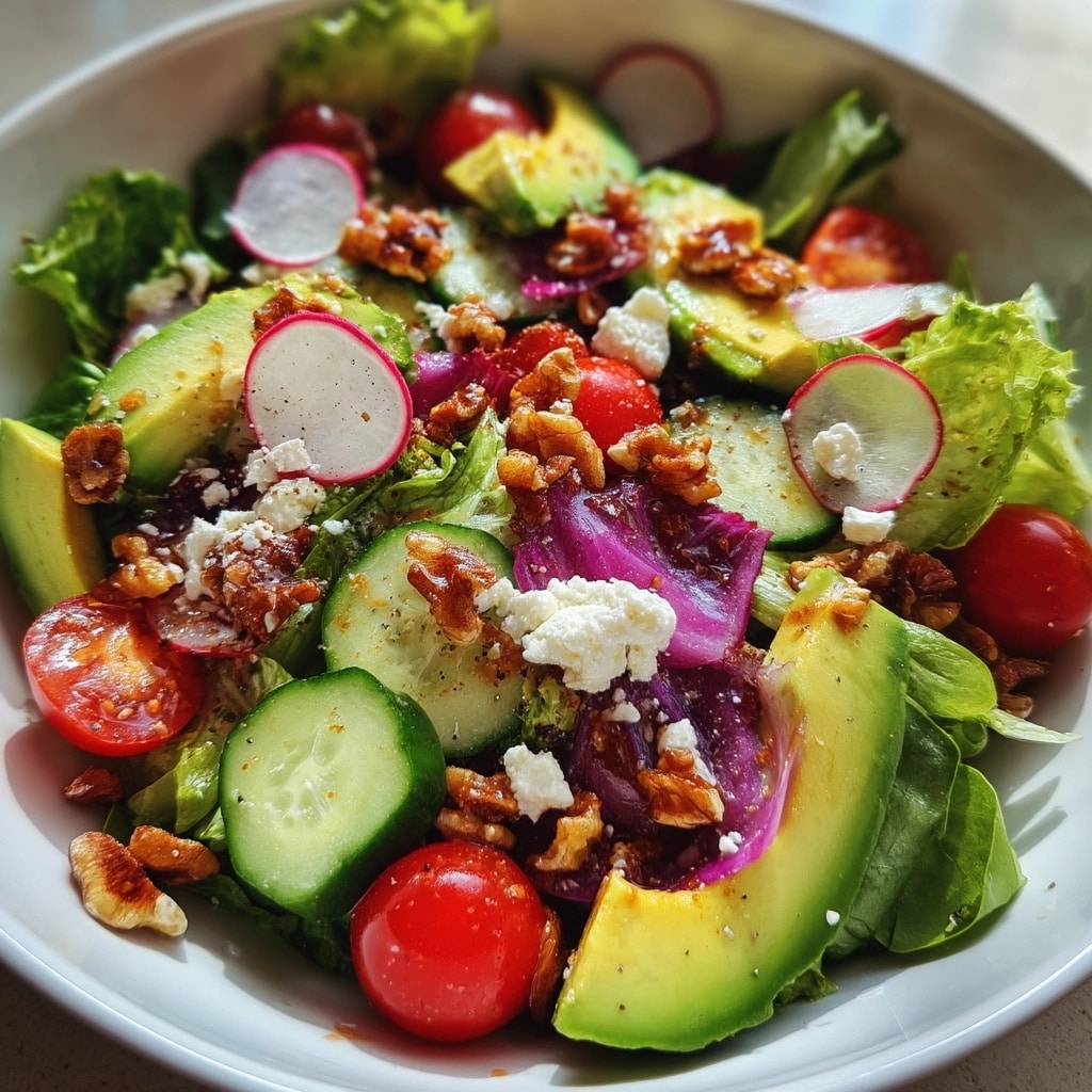 Greek Salad with Avocado Recipe - Recipe Image