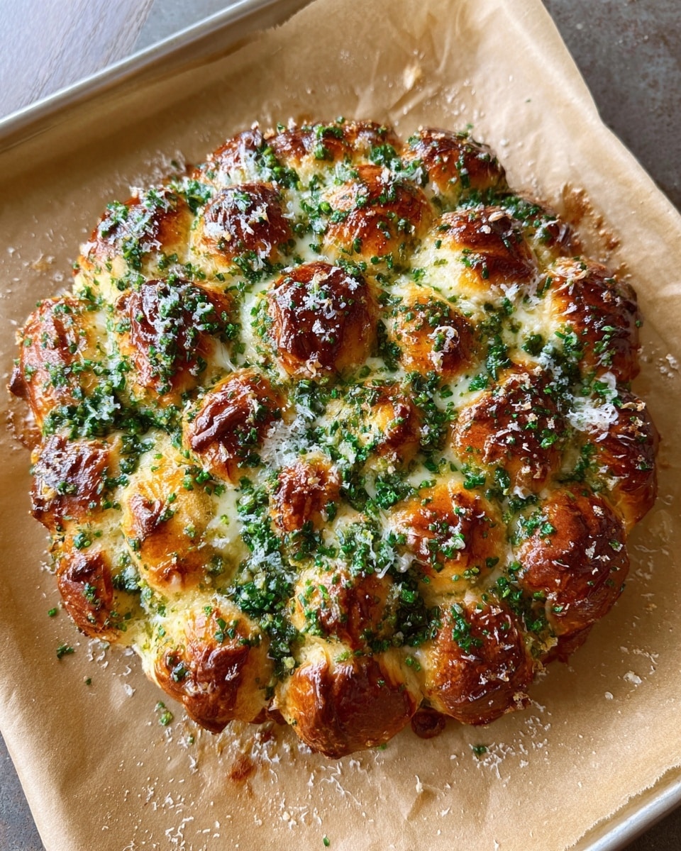 Cheesy Stuffed Garlic Bread Rolls Recipe - Recipe Image