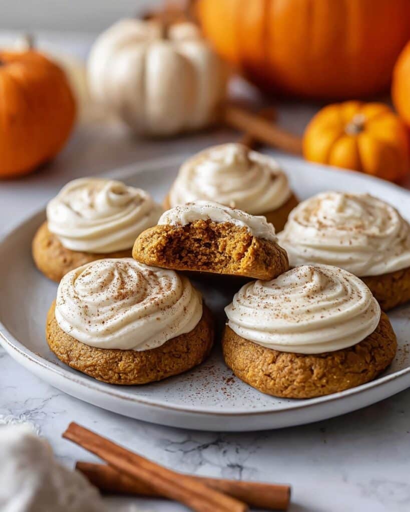 Best Soft Pumpkin Cookies with Cream Cheese Frosting Recipe