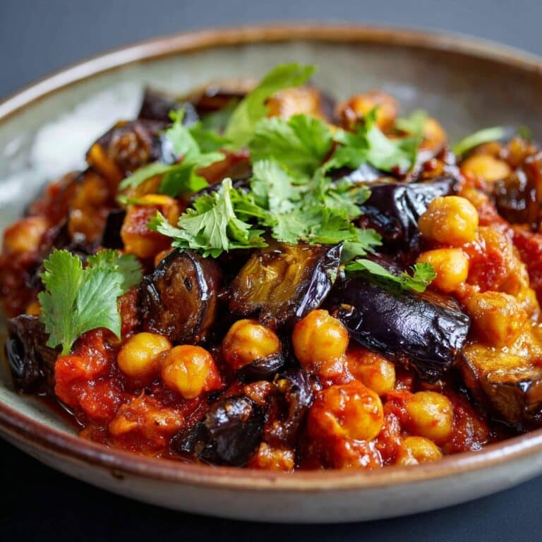 Chipotle Chickpeas with Aubergine & Pitta Recipe