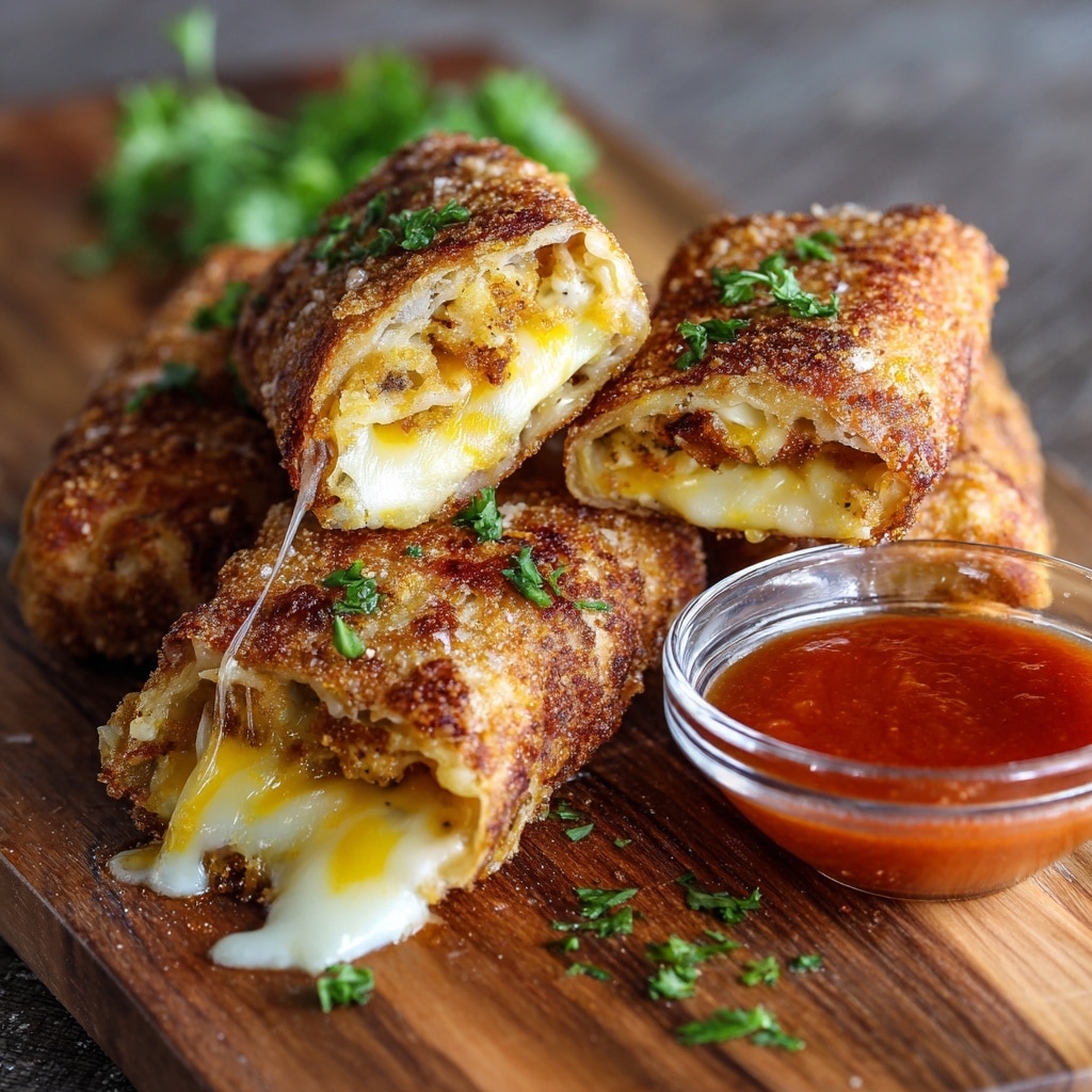 Southwest Chicken Egg Rolls with Avocado-Ranch Dipping Sauce Recipe - Recipe Image