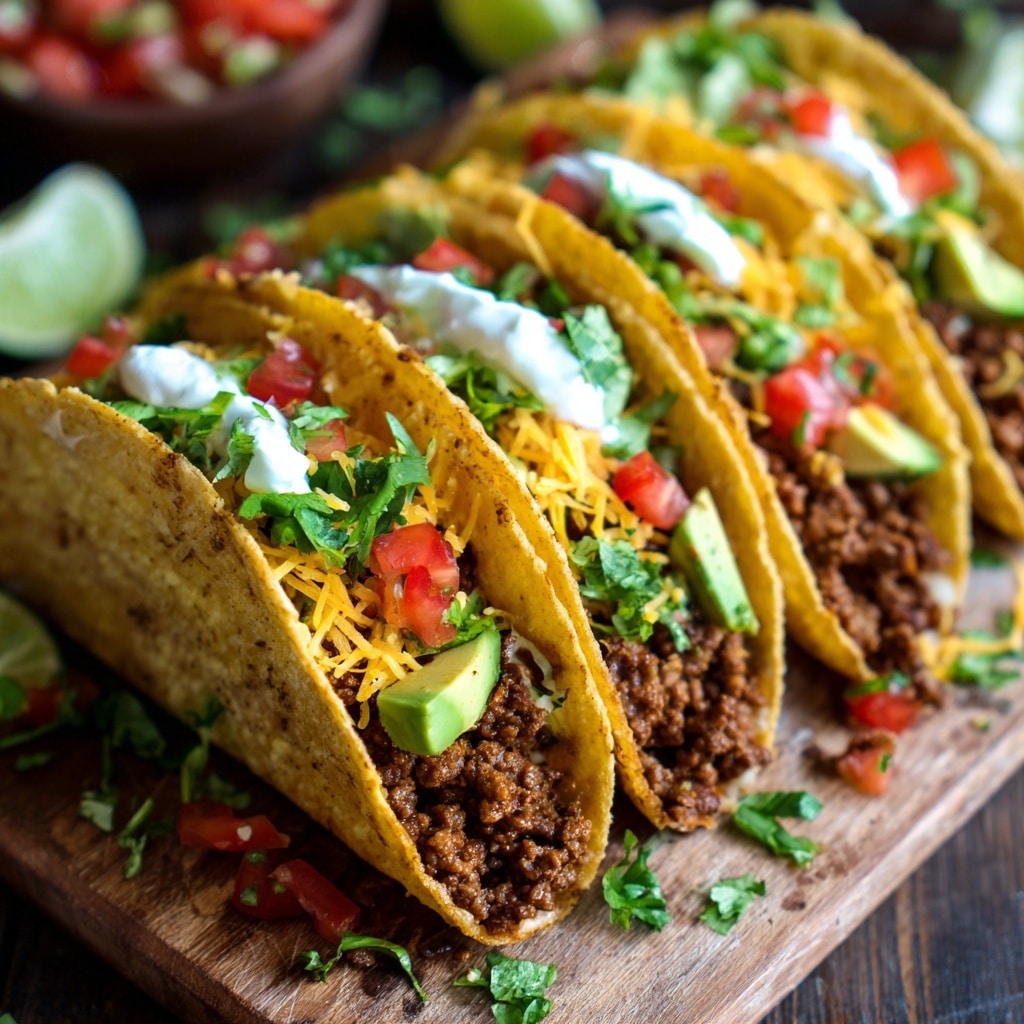 Smash Burger Tacos Recipe - Recipe Image