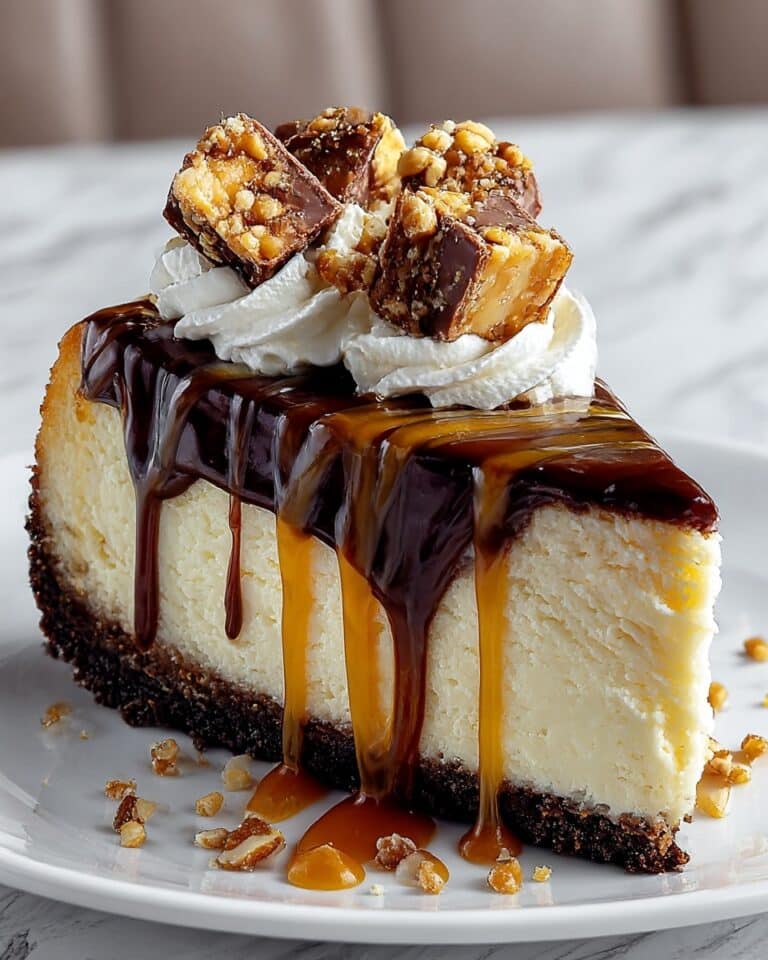 Snickers Cheesecake Recipe