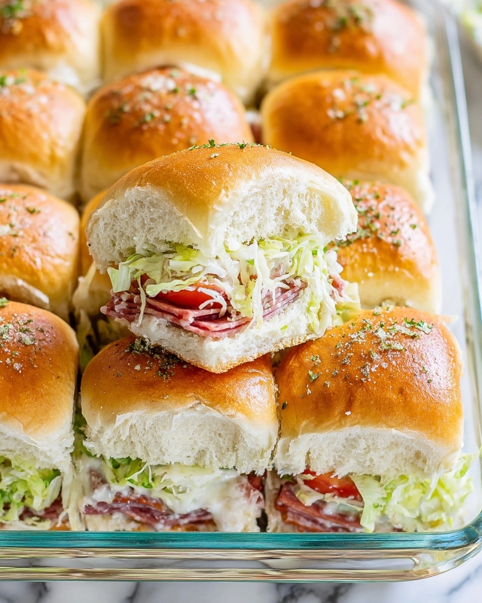 Italian Grinder Sliders Recipe - Recipe Image