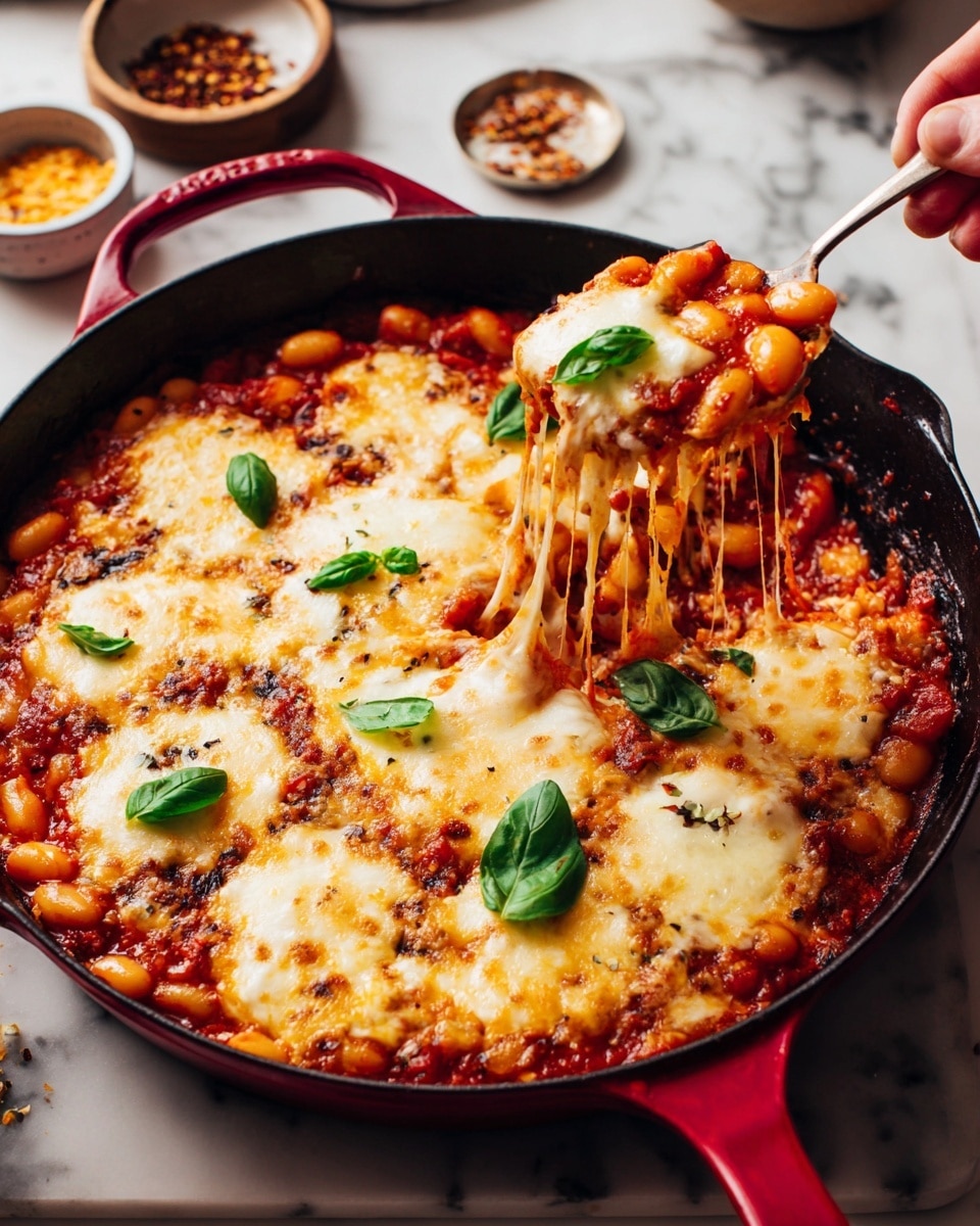 Pizza Beans Skillet Recipe - Recipe Image