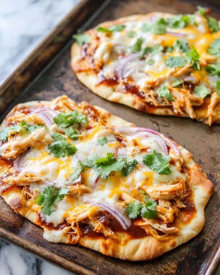 BBQ Chicken Flatbread Recipe
