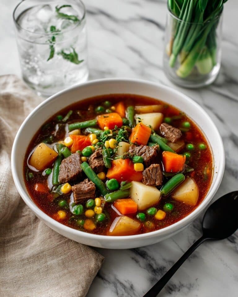 Old Fashioned Vegetable Beef Soup Recipe