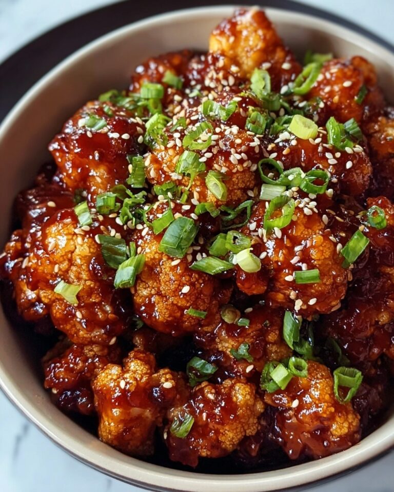 Sticky Sesame Cauliflower Recipe