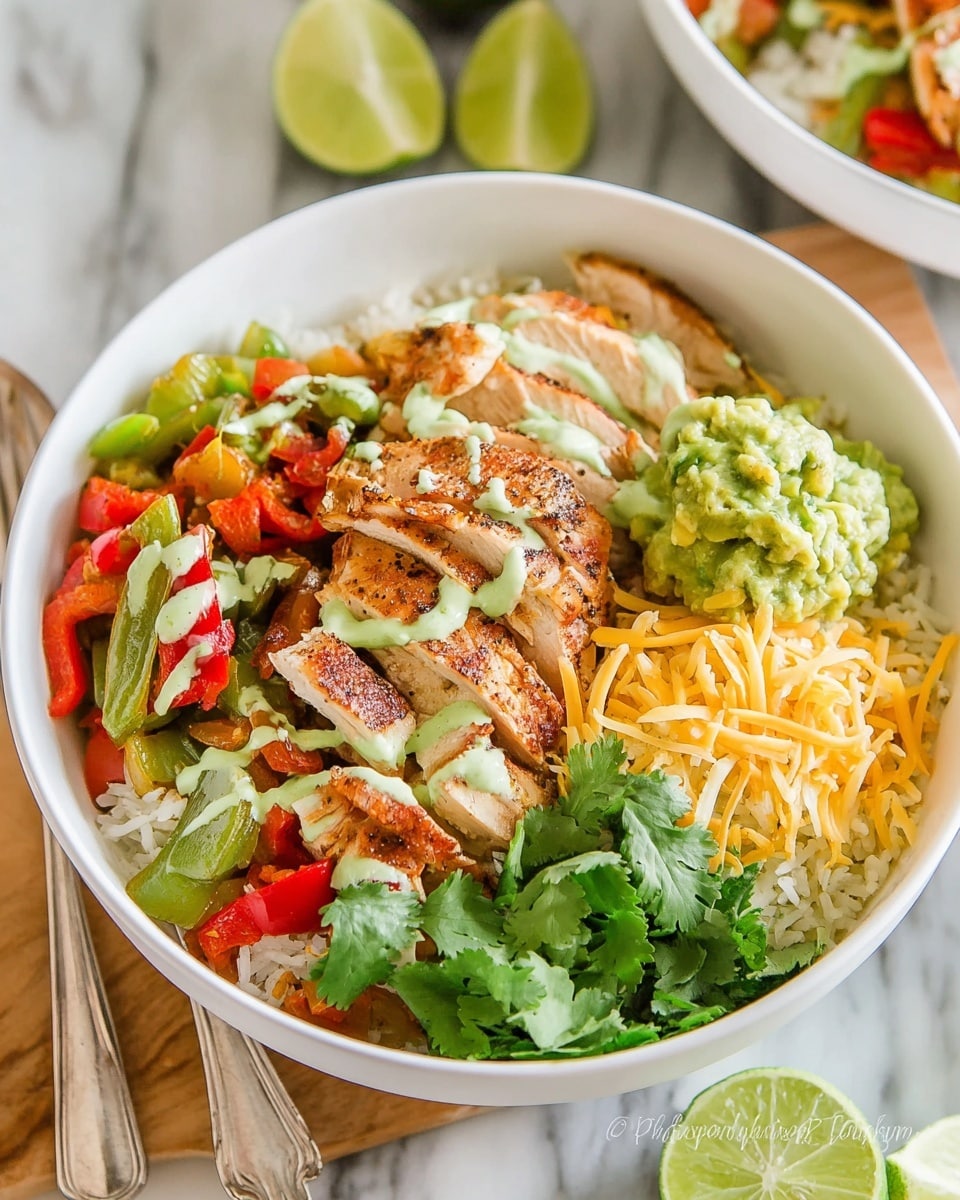 Chicken Fajita Bowls Recipe - Recipe Image