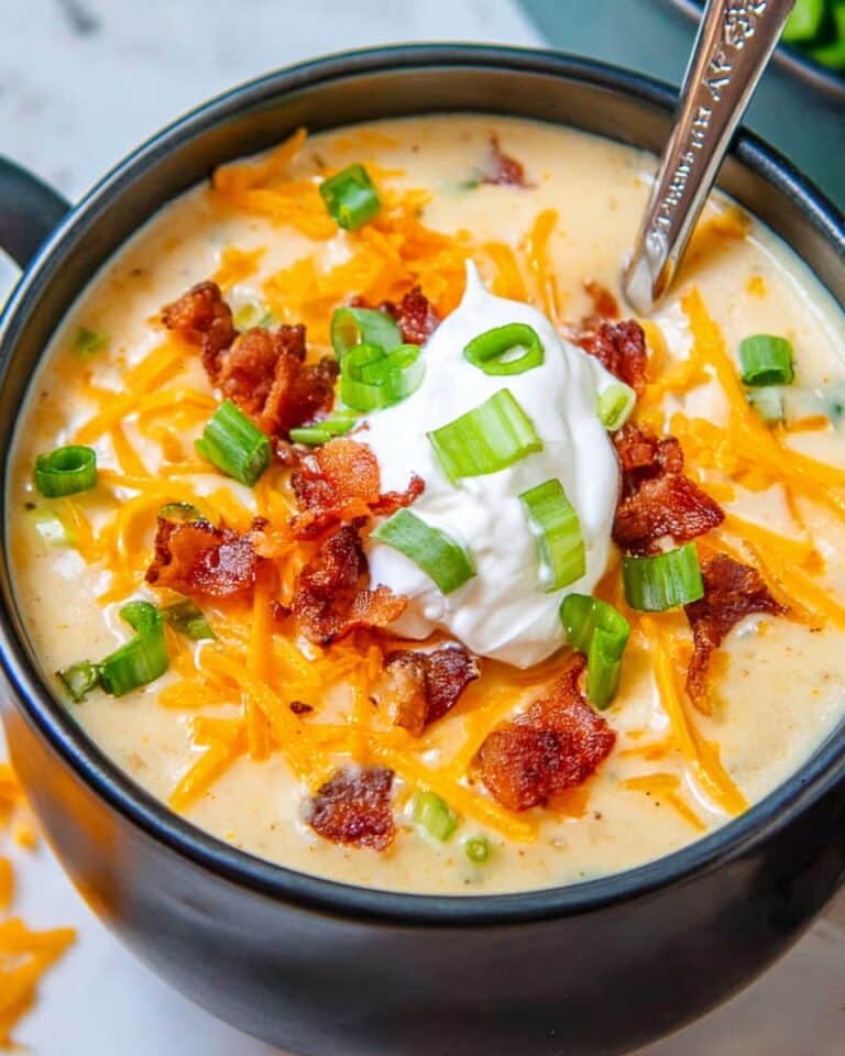 Crock Pot Loaded Baked Potato Soup Recipe