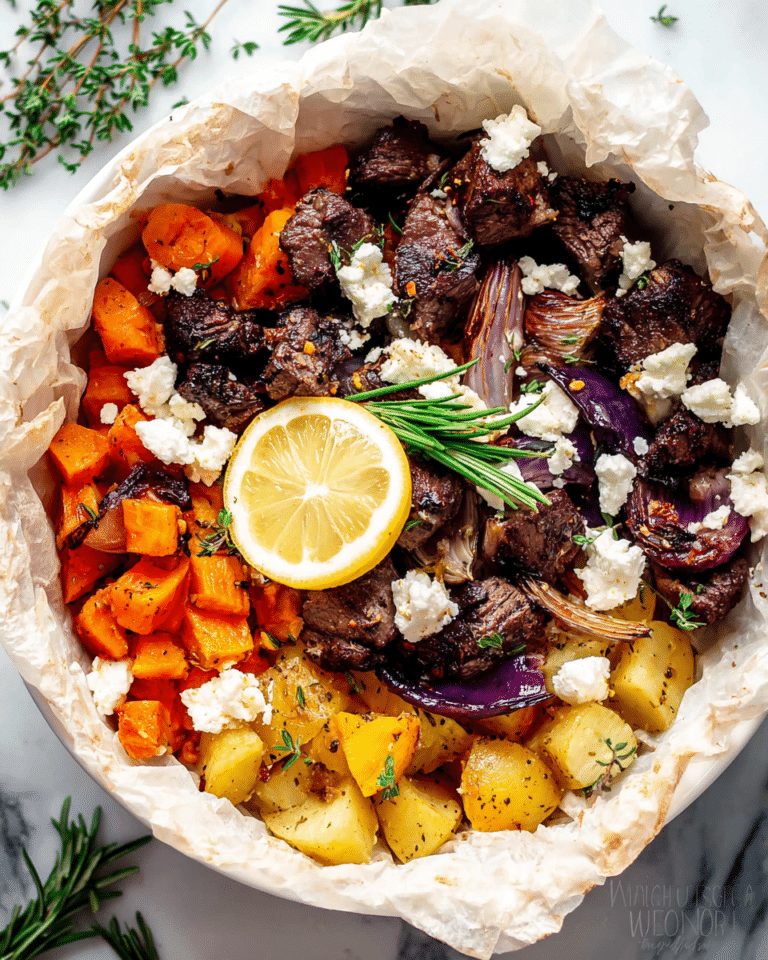 Greek Oven-Roasted Lamb (Kleftiko) with Vegetables and Feta Recipe
