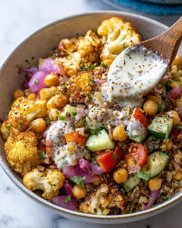 Cauliflower Shawarma Bowl (Easy Sheet Pan Dinner) Recipe