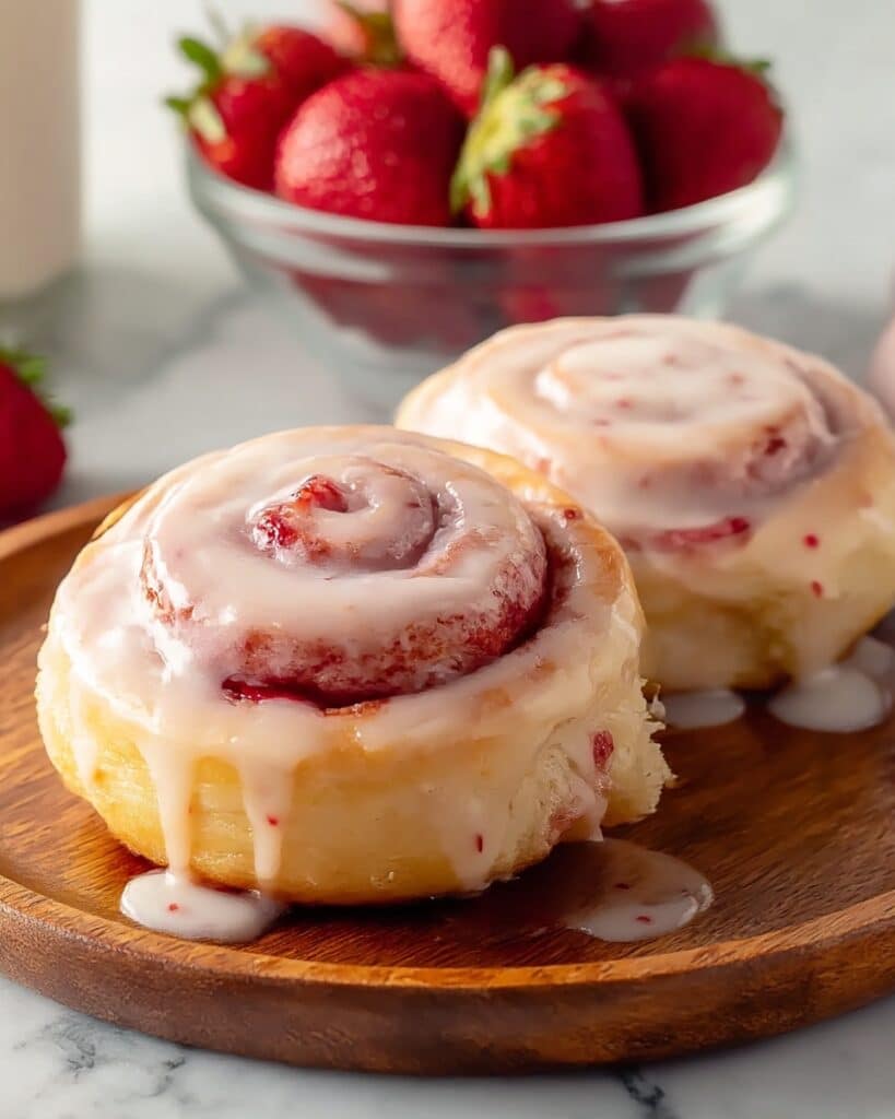 Irresistible Strawberry Cinnamon Rolls Recipe