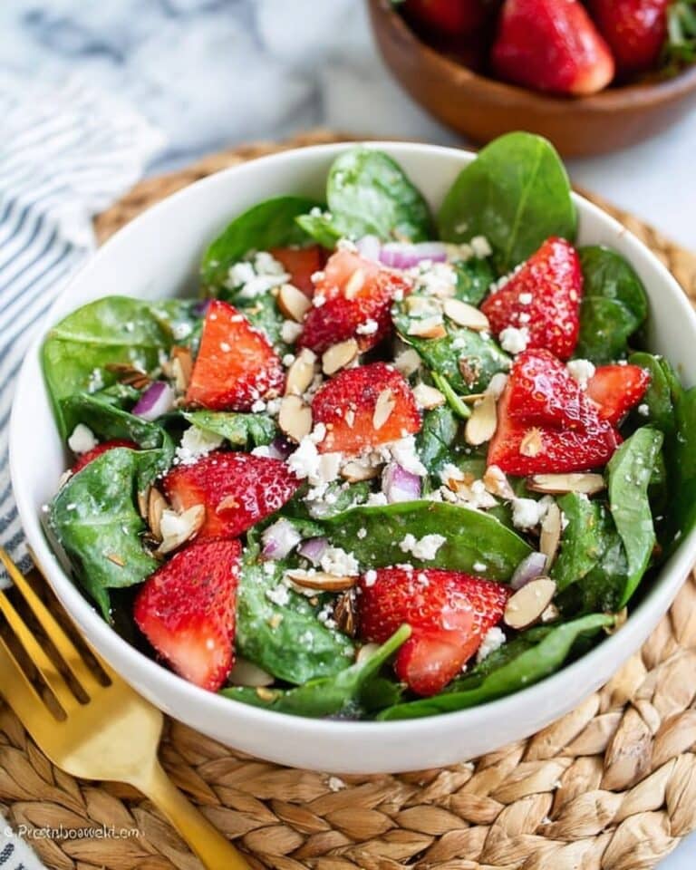 Strawberry Spinach Salad with Poppy Seed Dressing Recipe