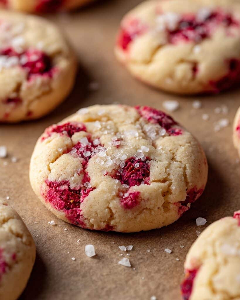 Brown Sugar Roasted Raspberry Cookies Recipe