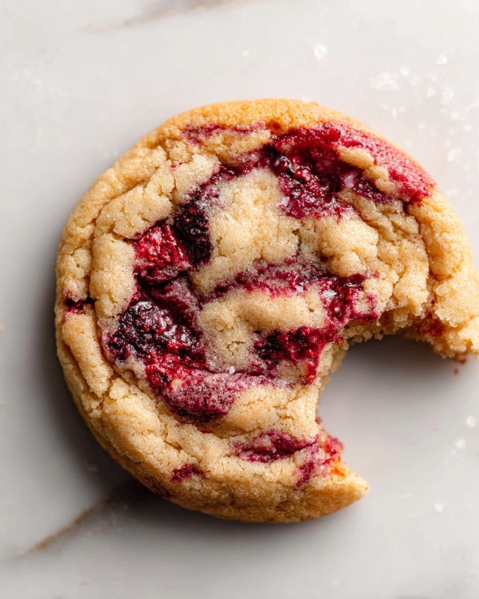 Brown Sugar Roasted Raspberry Cookies Recipe - Recipe Image