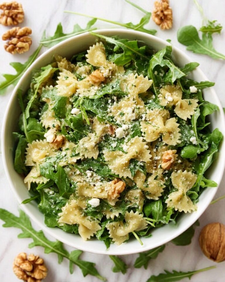 Lemon Arugula Pasta Salad Recipe